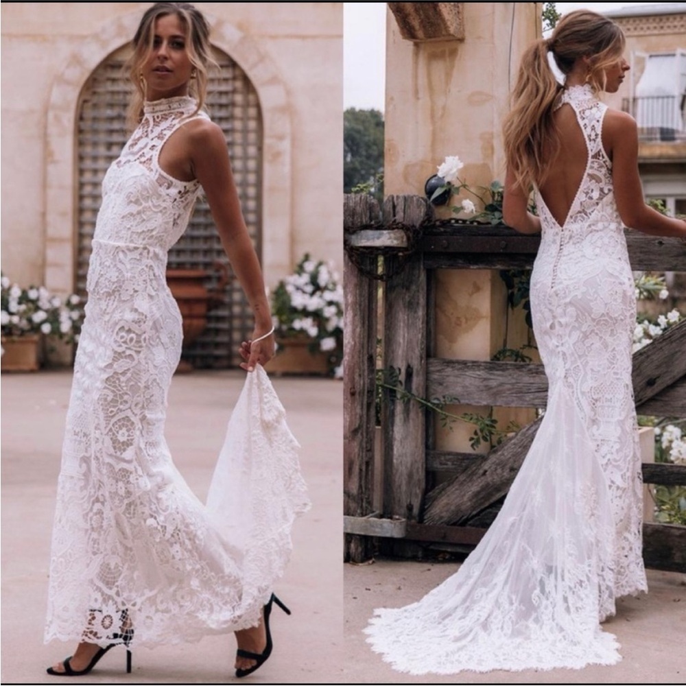 Spell Bride Edie Lace Wedding Gown READ - Picture 5 of 16